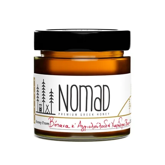 Miel Ecológica de Hierbas y Flores Silvestres de Vikos Gorge - Nomad 250gr
