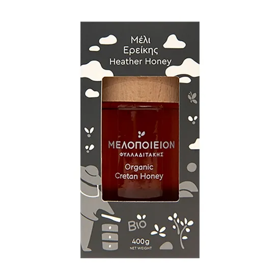 Miel de brezo orgánica Phylladitakis – Chania, Creta
