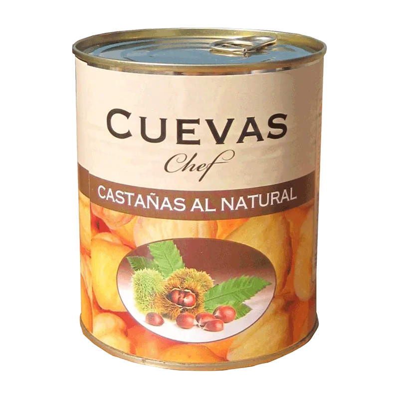 Lata castaña al natural 570g