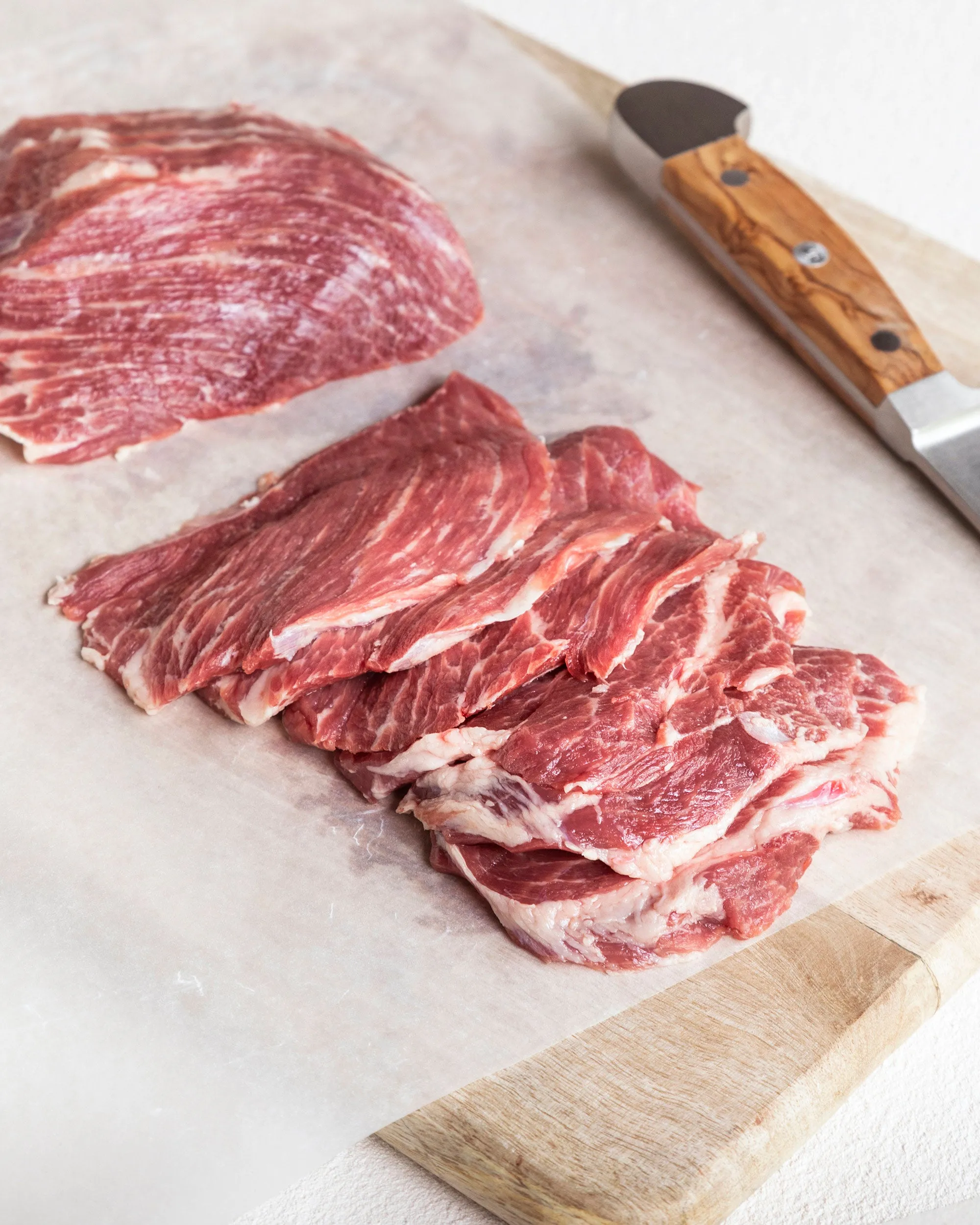 Presa fresca de cerdo ibérico de bellota