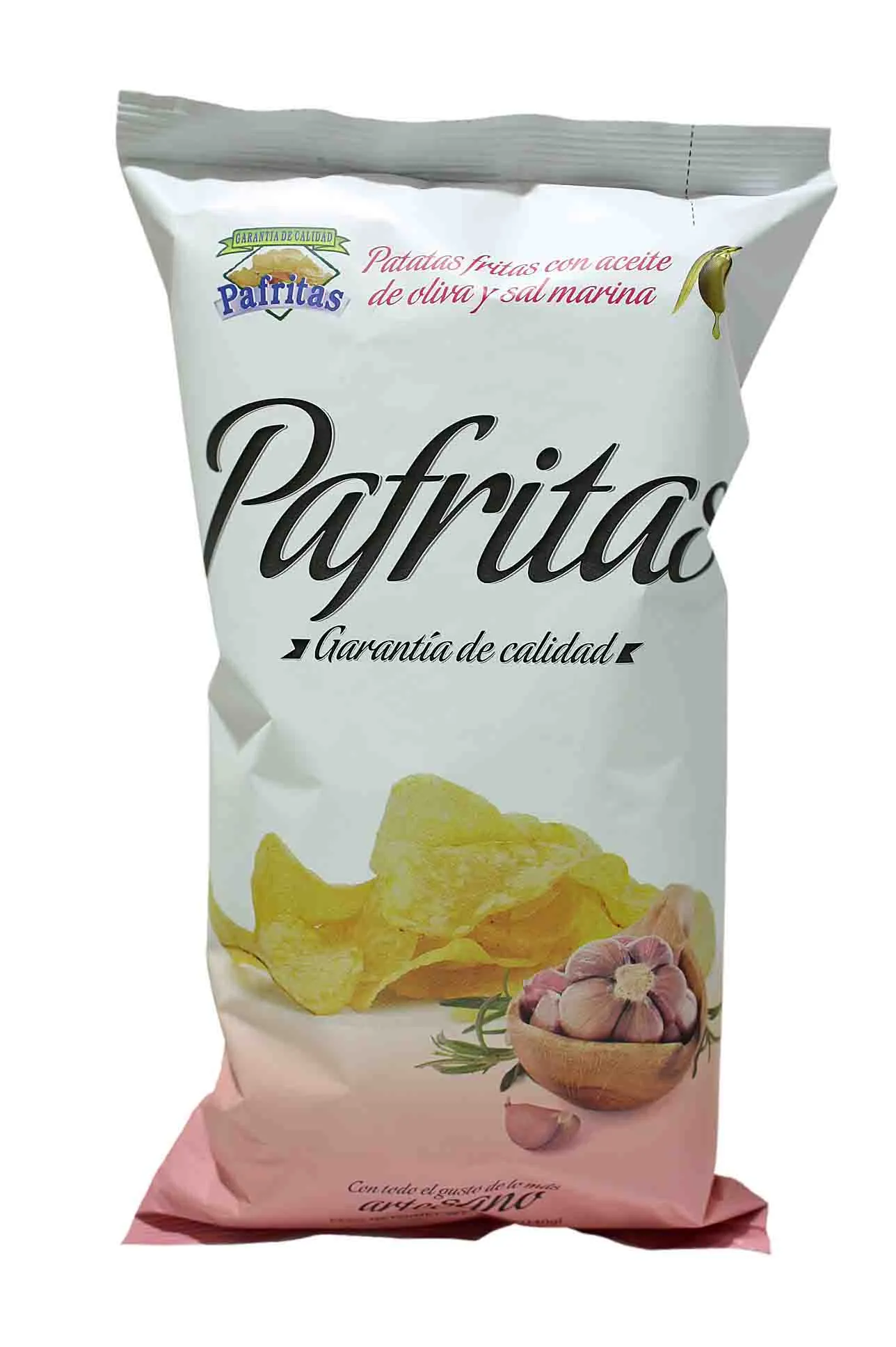 Patatas sabor ajo