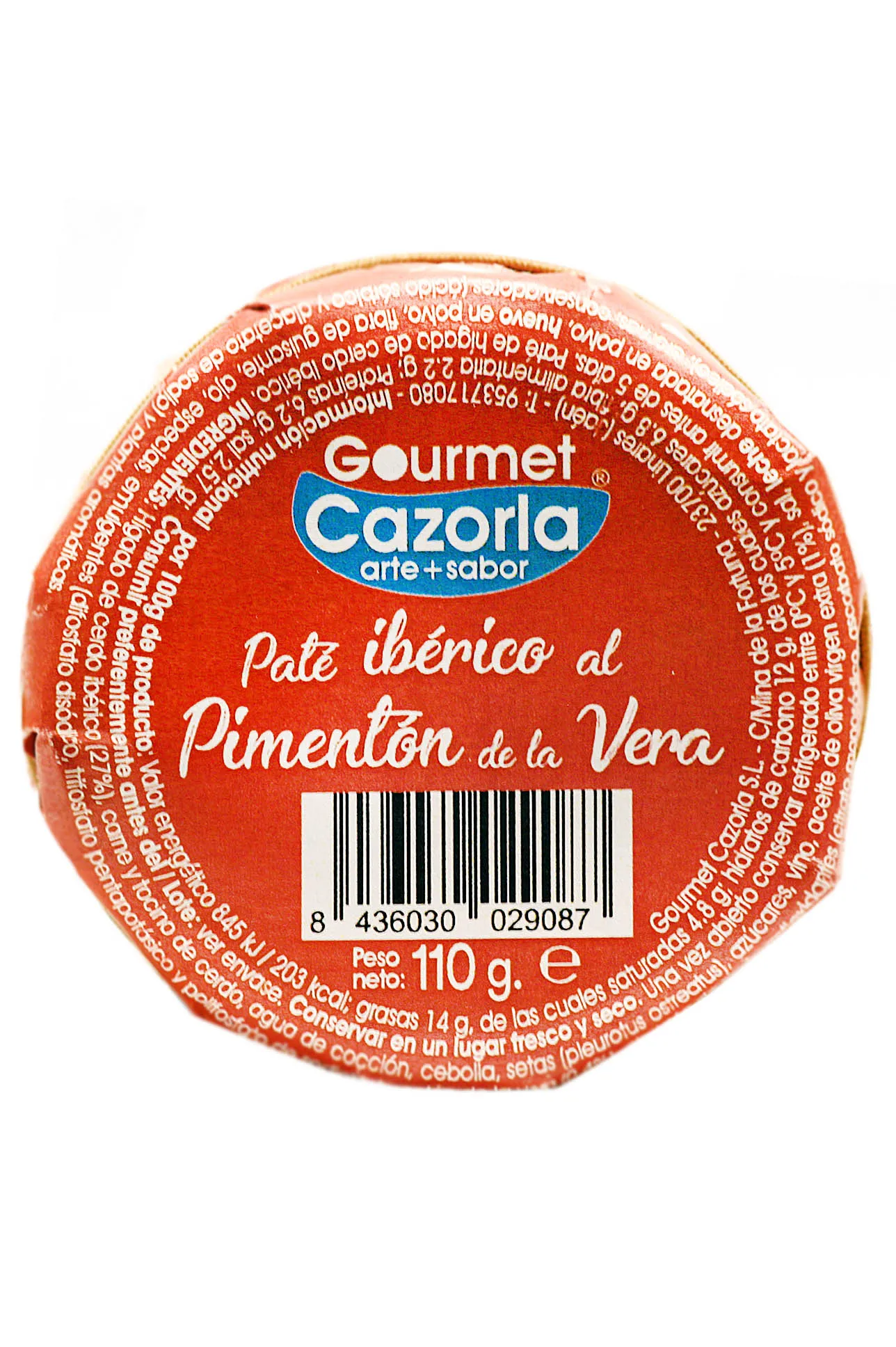 Paté ibérico al pimentón