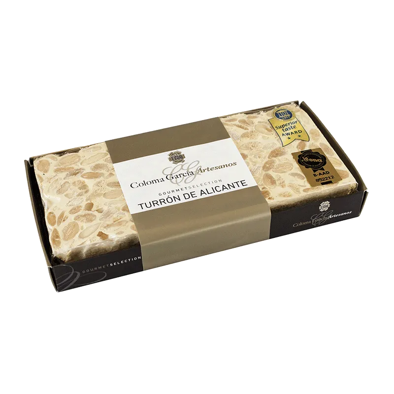 Bandeja turrón Alicante artesano 'Gourmet' 300g