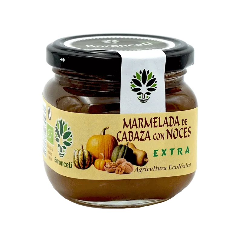 Mermelada de calabaza con nueces ecológica 200g
