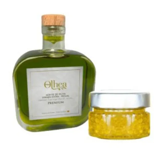 Aceite Oliva Virgen Extra Premium Picual 500ml + Caviar Olhea 50gr