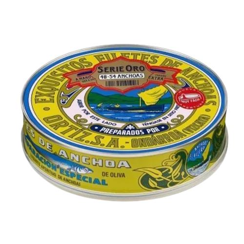 Anchoas Ortiz RO-550 Cantábrico 48-54 filetes