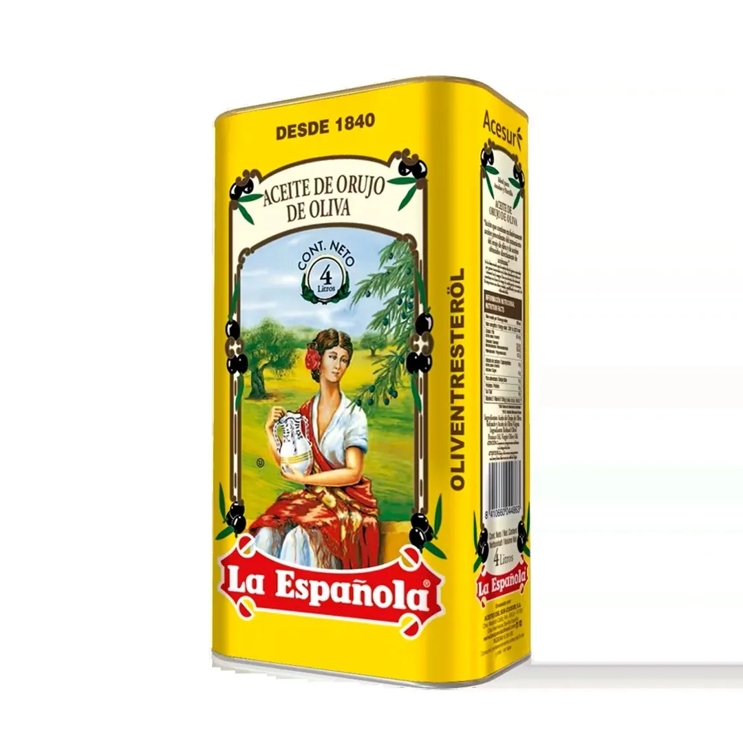 Lata Aceite de Orujo de Oliva La Española 4L