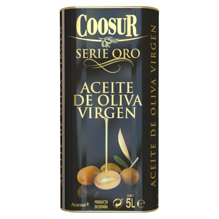 Lata Aceite de oliva virgen serie oro Coosur 5L