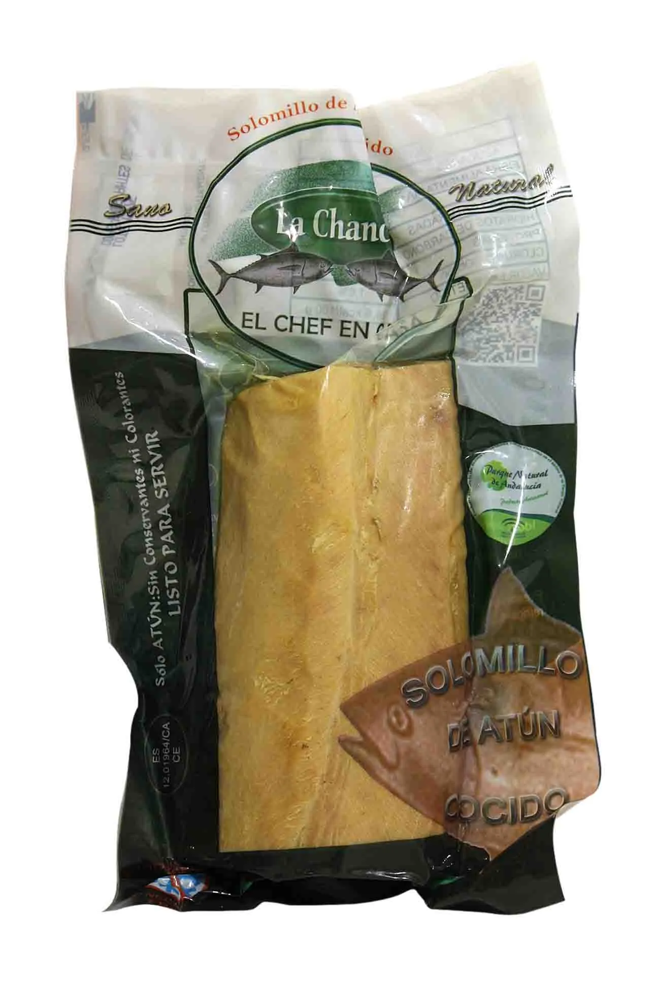 Solomillo de atún cocido