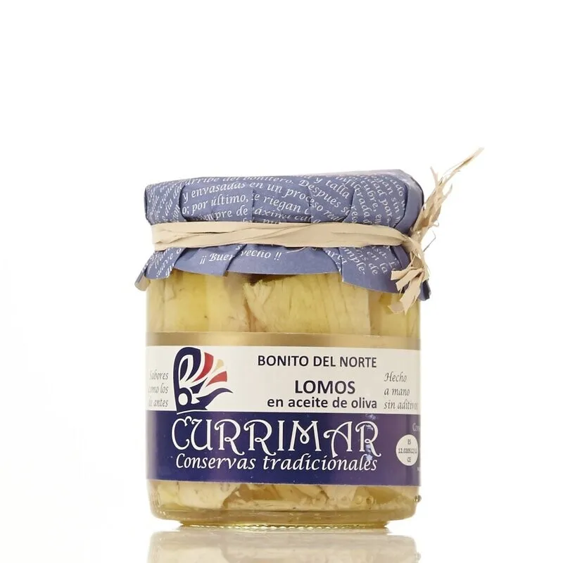 Lomos de bonito del norte en aceite de oliva 240 g