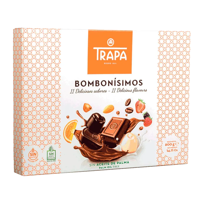Caja bombones surtidos Trapa 800g