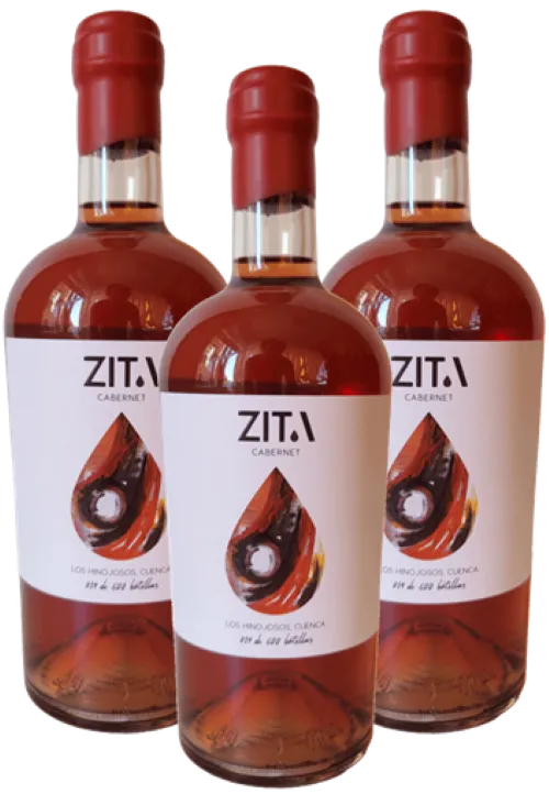 Caja de 3 botellas. Zita 22. Rosado 100% Cabernet.