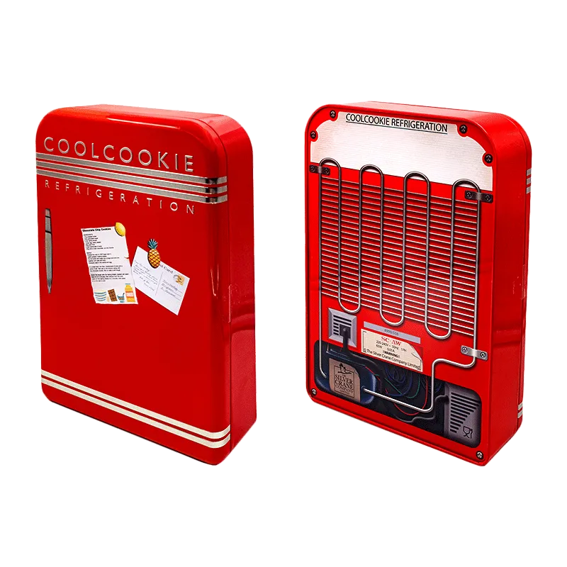 Lata bombones praliné leche 'Frigorífico Retro' 450g