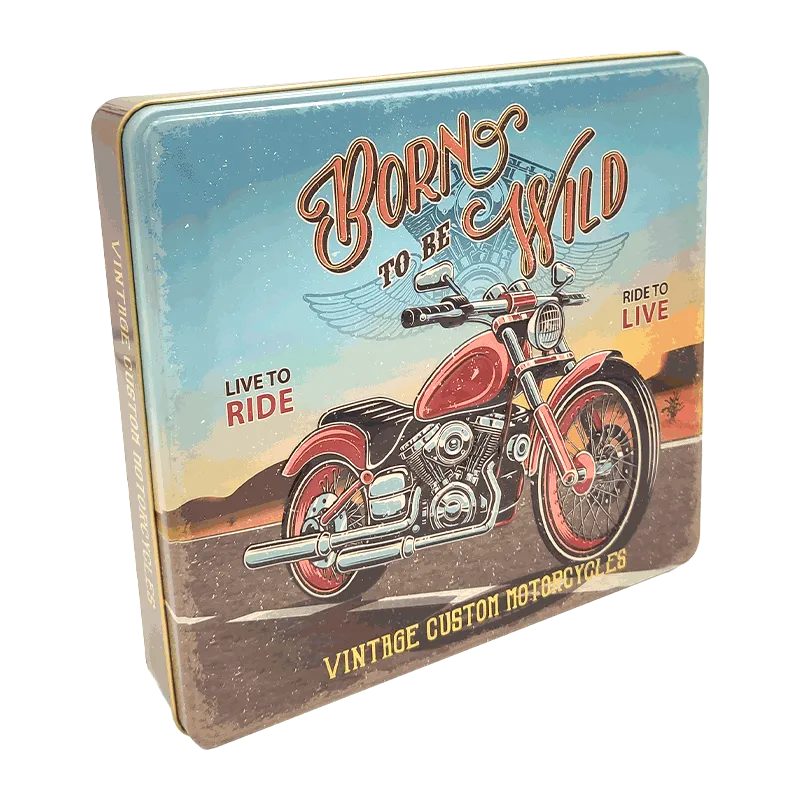 Lata bombones praliné leche 'Born to be wild' 300g