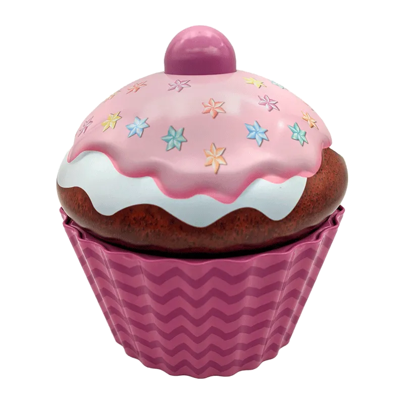 Lata bombones praliné leche 'Cupcake Estrellas' 150g