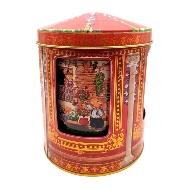 Lata musical bombones praliné leche 'Carrusel Romeo y Julieta' 150g
