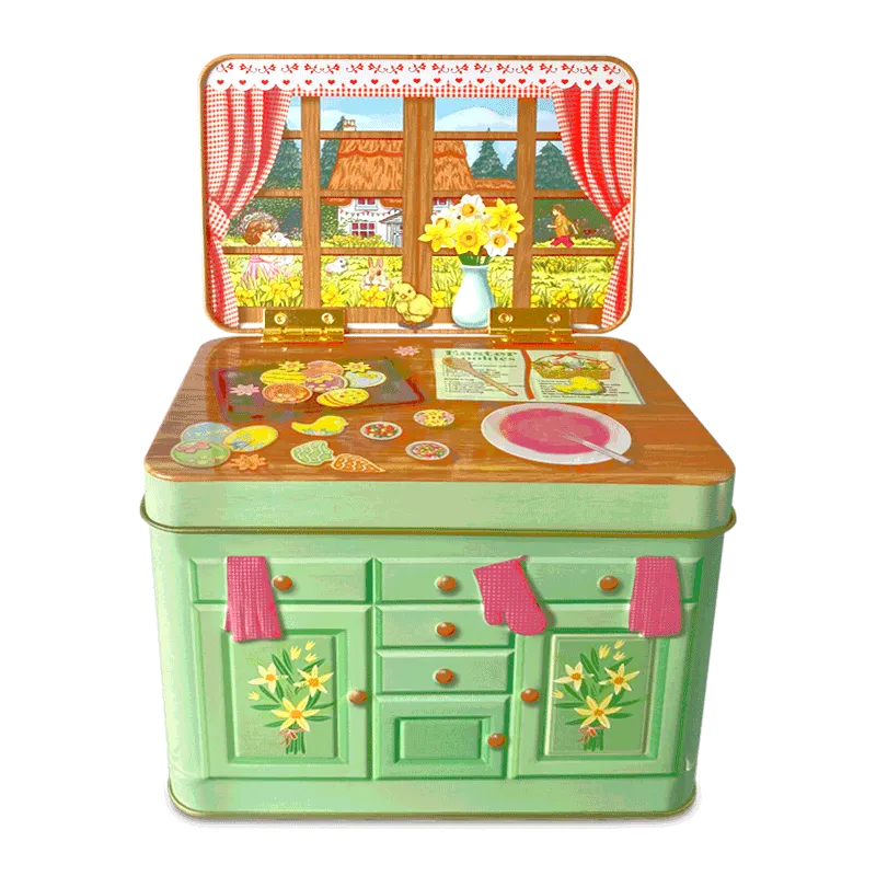 Lata bombones praliné leche 'Cocina antigua primavera' 150g