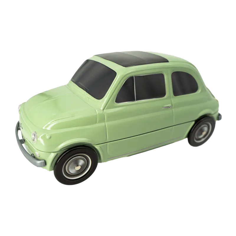 Lata bombones praliné leche 'Fiat 500 verde' 150g