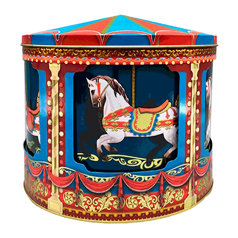 Lata bombones praliné leche 'Carrusel Tiovivo' 450g