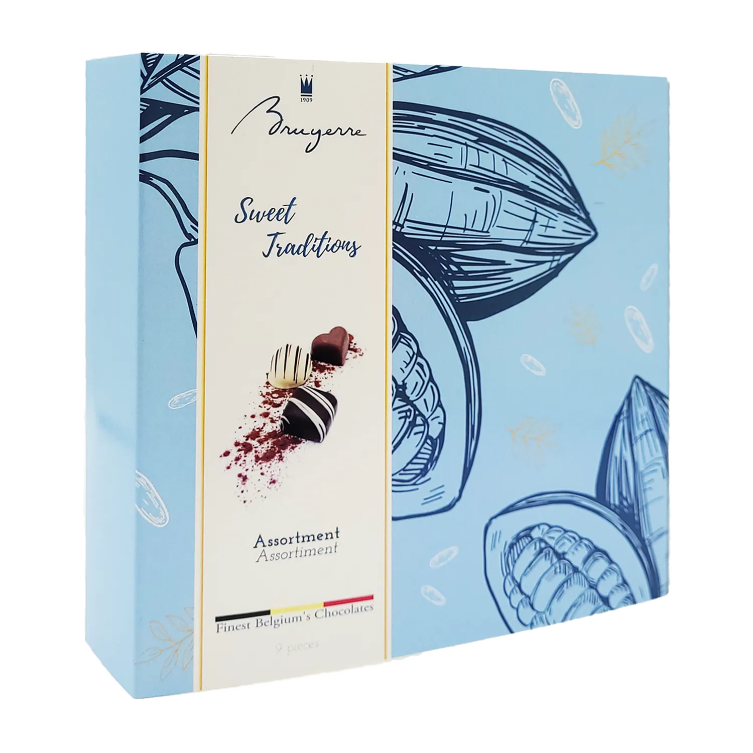 Estuche chocolate surtido 'Sweet Traditions' 9 piezas