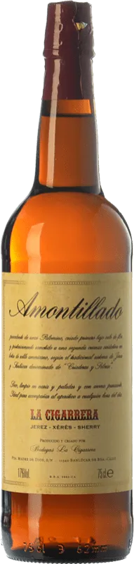 La Cigarrera Palomino Fino Jerez-Xérès-Sherry Amontillado 75 cl.