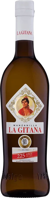 La Gitana Palomino Fino Manzanilla-Sanlúcar de Barrameda Media Botella 37 cl.