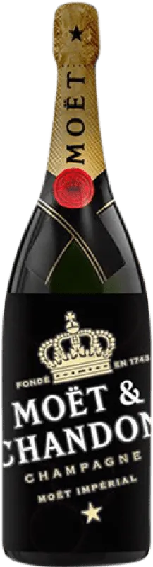 Moët & Chandon Brut Champagne Edición Limitada, LED Luminoso Gran Reserva Botella Magnum 1,5 L.