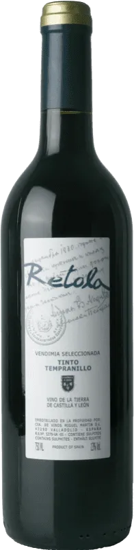 Thesaurus Retola Tempranillo Vino de la Tierra de Castilla y León VS Vendimia Seleccionada Joven 75 cl.