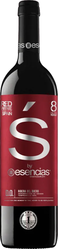 Esencias «S8» 8 Meses Tempranillo Ribera del Duero Crianza 75 cl.