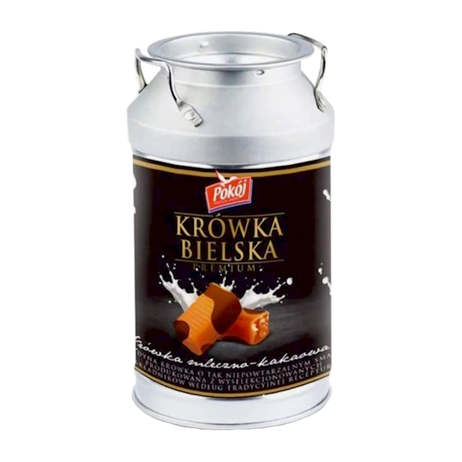 Lata tofe con chocolate "Lechera" 250g