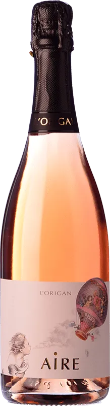 L'Origan Aire Brut Nature Cava Rosé — Rosado 75 cl.