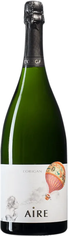 L'Origan Aire Brut Nature Cava Botella Magnum 1,5 L.