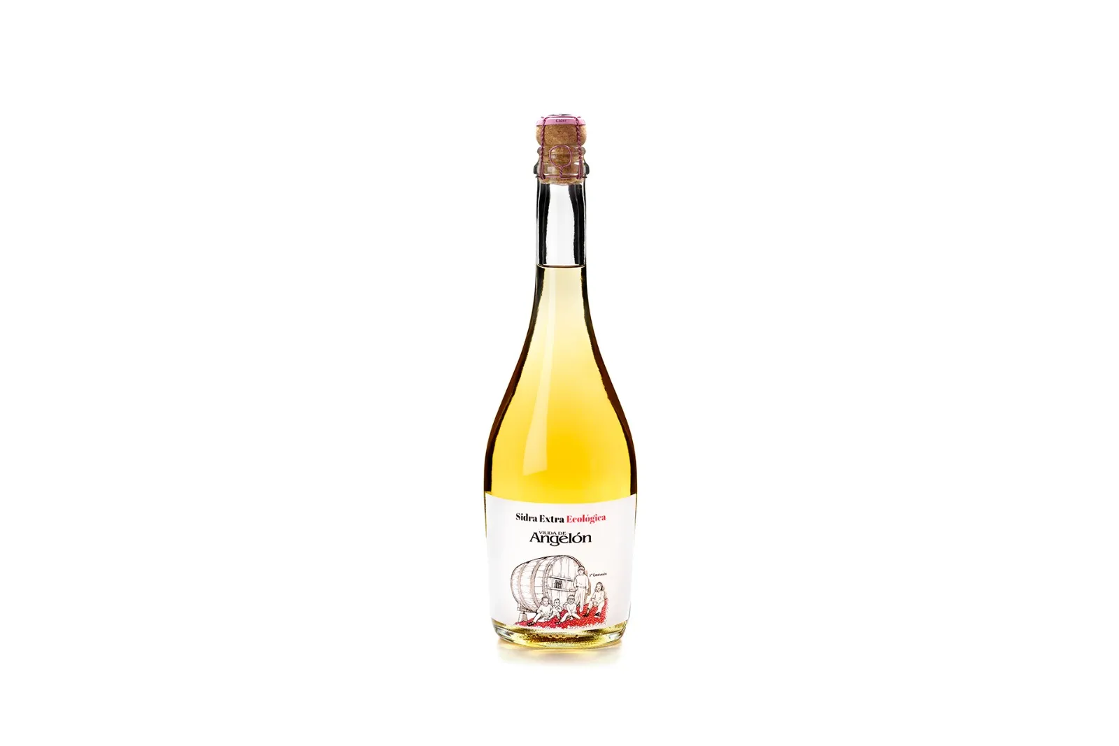 Sidra Extra Ecológica Vda. de Angelón - Caja de 6 botellas