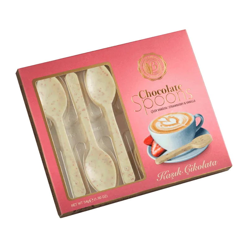 Estuche cucharas surtidas "Strawberry & Vanilla" 6 uds