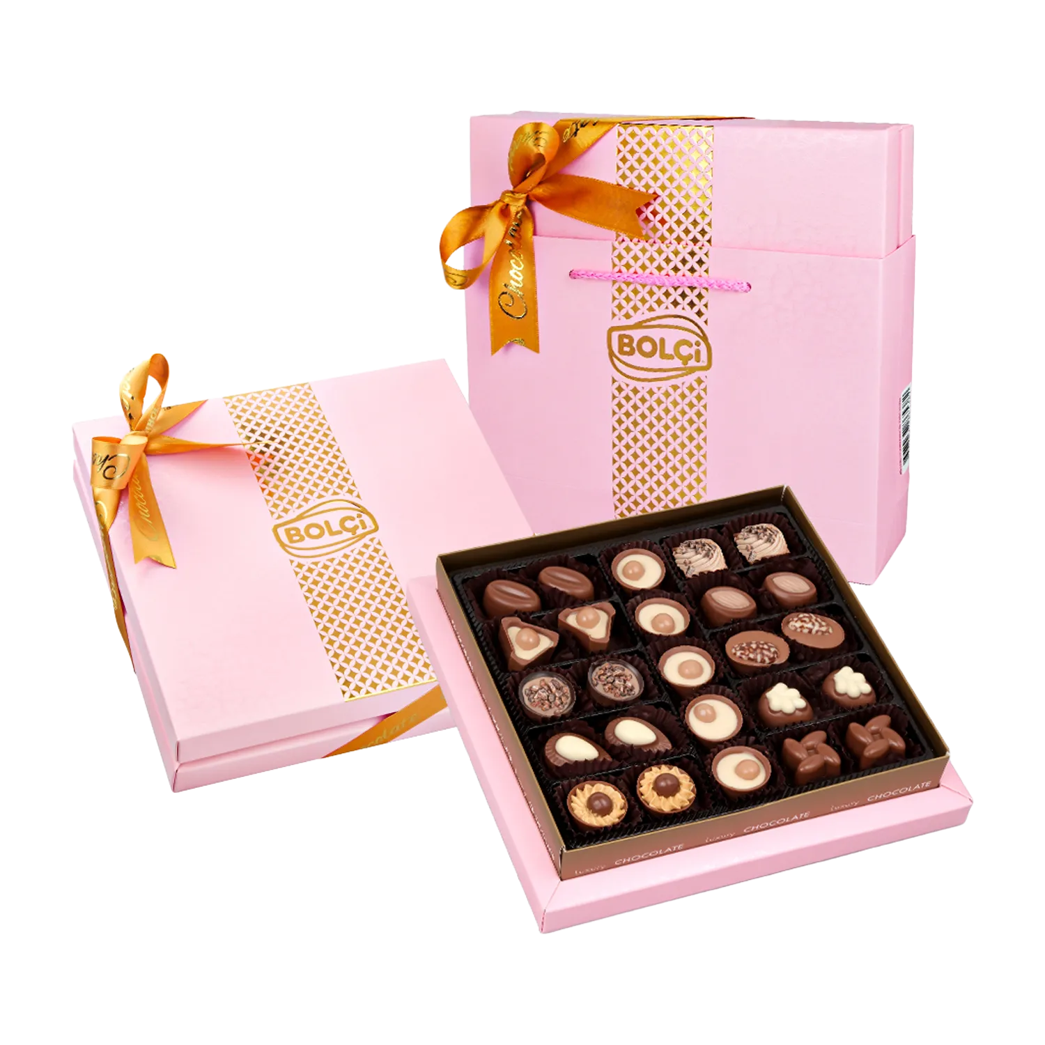 Caja bombones surtidos 'Diamond Pink' 290g