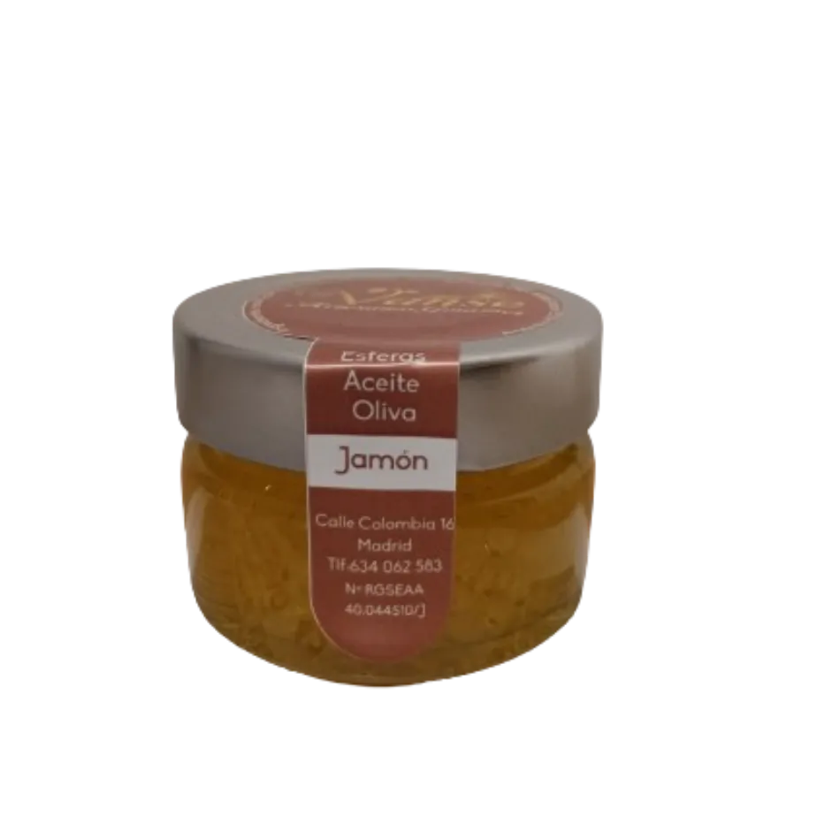 Perlas de Aceite de Oliva sabor Jamón 80 g