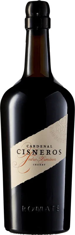 Sánchez Romate Cardenal Cisneros PX Pedro Ximénez Manzanilla-Sanlúcar de Barrameda 75 cl.