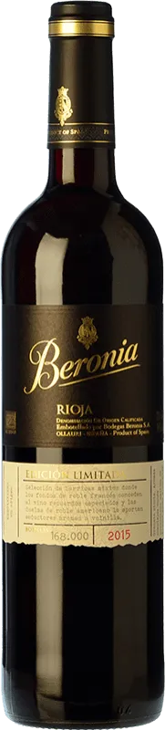 Beronia Tempranillo Rioja Edición Limitada Crianza 75 cl.