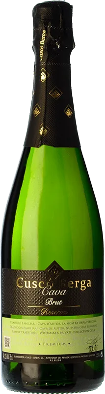 Cuscó Berga Brut Cava Premium Reserva 75 cl.