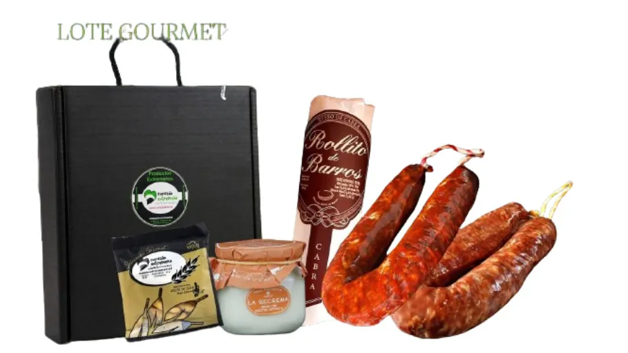 Cesta Regalo Navidad Lote Gourmet Almoharin