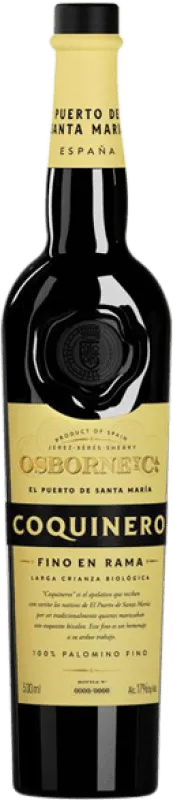 Osborne Coquinero Palomino Fino Jerez-Xérès-Sherry Fino en Rama Botella Medium 50 cl.