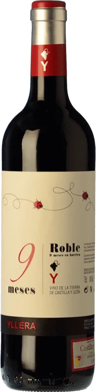 Yllera 9 Meses Tempranillo Vino de la Tierra de Castilla y León Roble 75 cl.