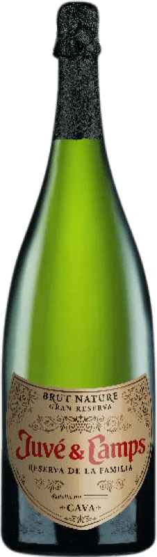 Juvé y Camps Brut Nature Cava Reserva Familiar Botella Magnum 1,5 L.