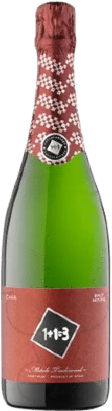 U Més U 1 + 1 Igual a 3 Brut Nature Cava Joven 75 cl.