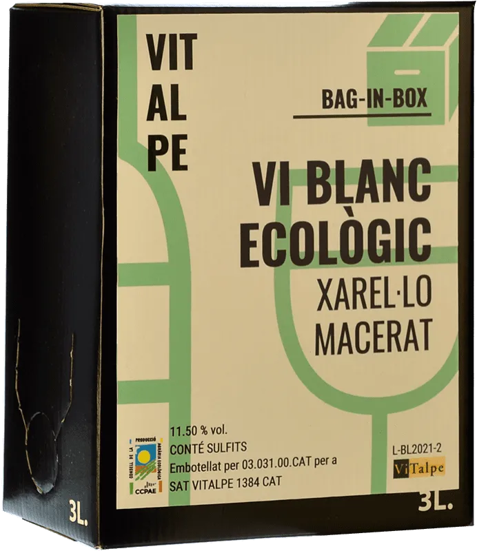 Vitalpe Doll Diví Xarel·lo Maceración Eco — Ecológico Bag in Box 3 L.
