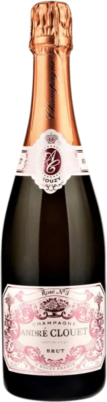 André Clouet Nº 3 Pinot Negro Champagne Rosé — Rosado Botella Magnum 1,5 L.