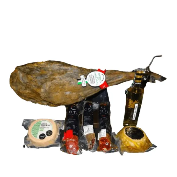 Cesta Regalo Navidad Lote Gourmet Cuacos de Yuste