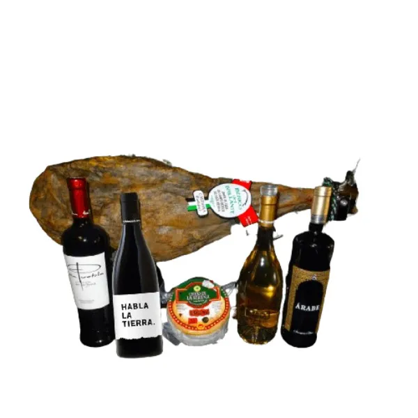 Cesta Regalo Navidad Lote Gourmet Extremeño Monterrubio