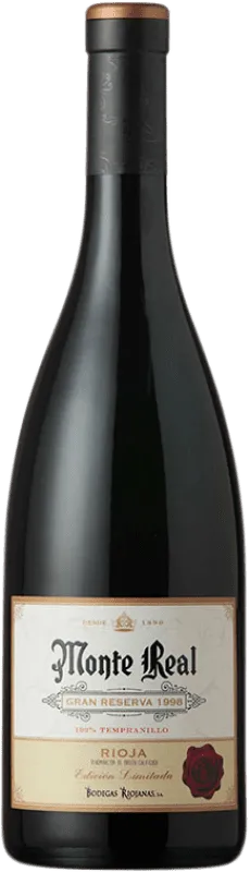Bodegas Riojanas Monte Real Tempranillo Rioja Edición Limitada Gran Reserva 1998 75 cl.