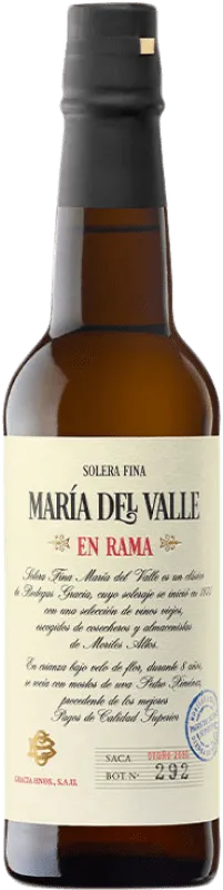 Villa Puri María del Valle Pedro Ximénez Montilla-Moriles Solera, Fino en Rama Media Botella 37 cl.